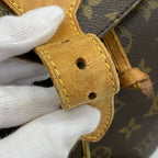Louis Vuitton Backpack Monogram Montsouris GM Brown — view 9