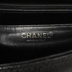 Chanel Handbag Quilted Caviar Leather Black Gold — view 5