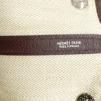 Hermes Tote Garden Party PM Negonda Bordeaux Silver — view 5