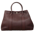Hermes Tote Garden Party PM Negonda Bordeaux Silver — view 9