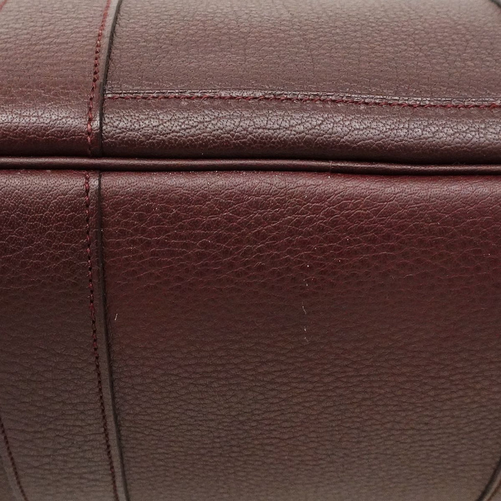 Hermes Tote Garden Party PM Negonda Bordeaux Silver — view 7