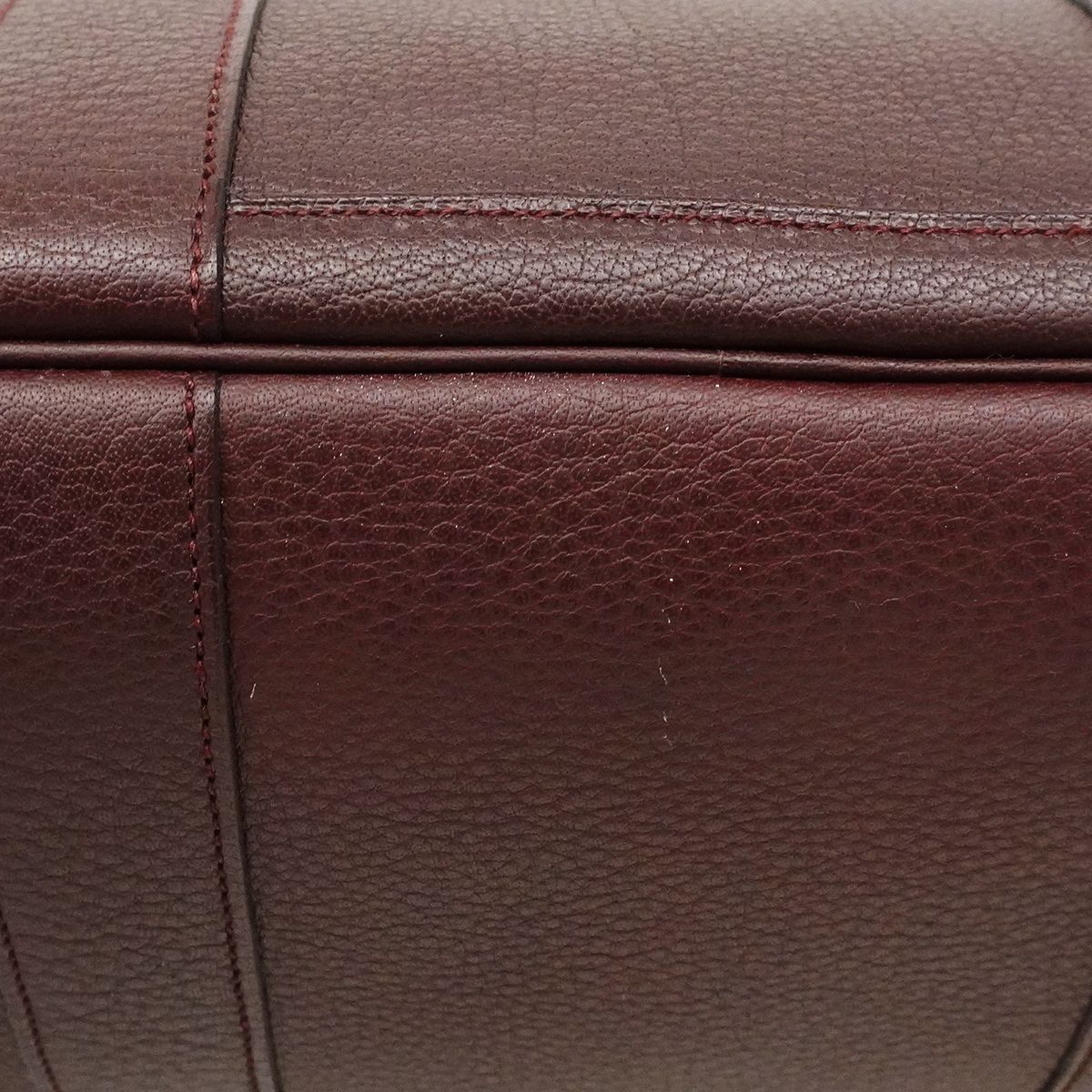 Hermes Tote Garden Party PM Negonda Bordeaux Silver — view 7