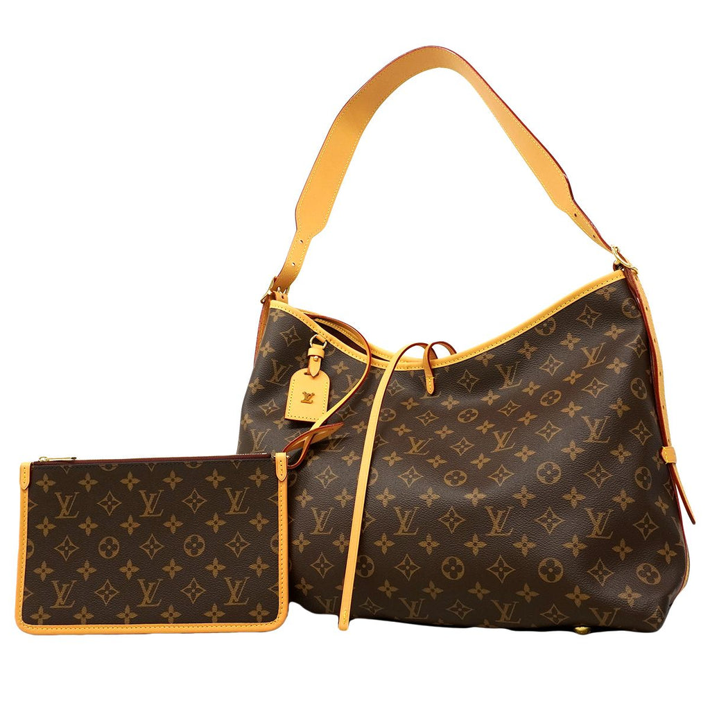 Louis Vuitton Shoulder Bag Monogram Carryall NM Brown