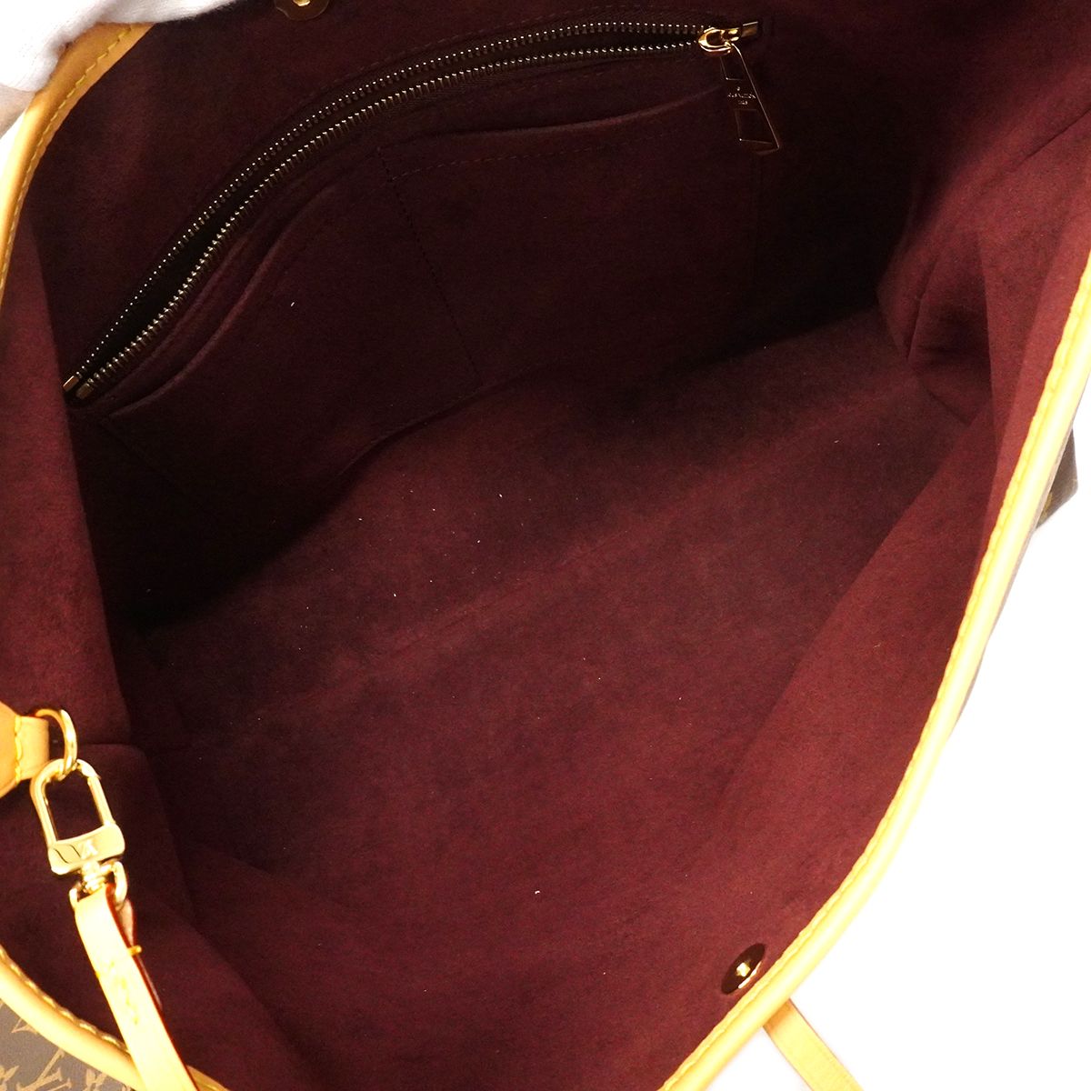 Louis Vuitton Shoulder Bag Monogram Carryall NM Brown — view 4