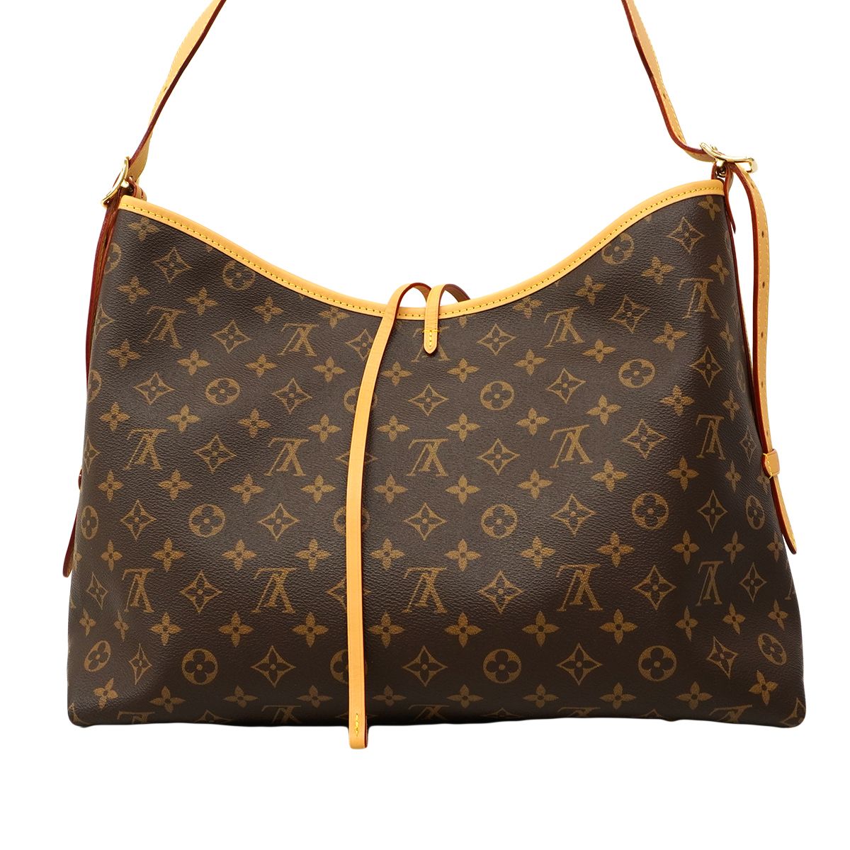 Louis Vuitton Shoulder Bag Monogram Carryall NM Brown — view 8