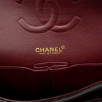 Chanel Shoulder Bag Quilted Lambskin Black Gold — view 5