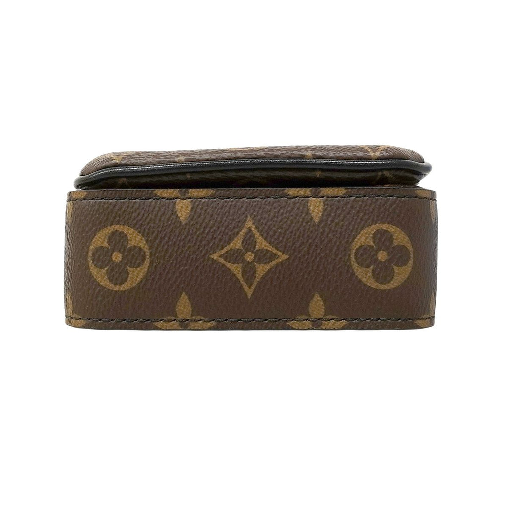 Louis Vuitton Shoulder Bag Monogram Macassar S Lock Vertical Wearable Wallet — view 3