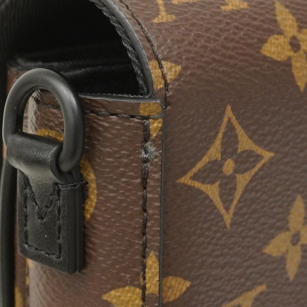 Louis Vuitton Shoulder Bag Monogram Macassar S Lock Vertical Wearable Wallet — view 6