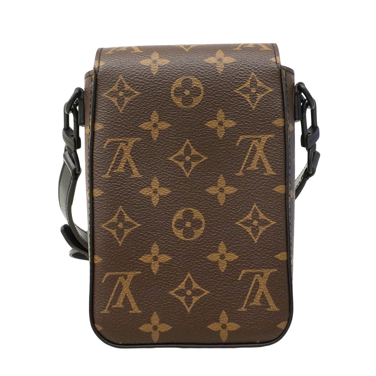Louis Vuitton Shoulder Bag Monogram Macassar S Lock Vertical Wearable Wallet — view 8