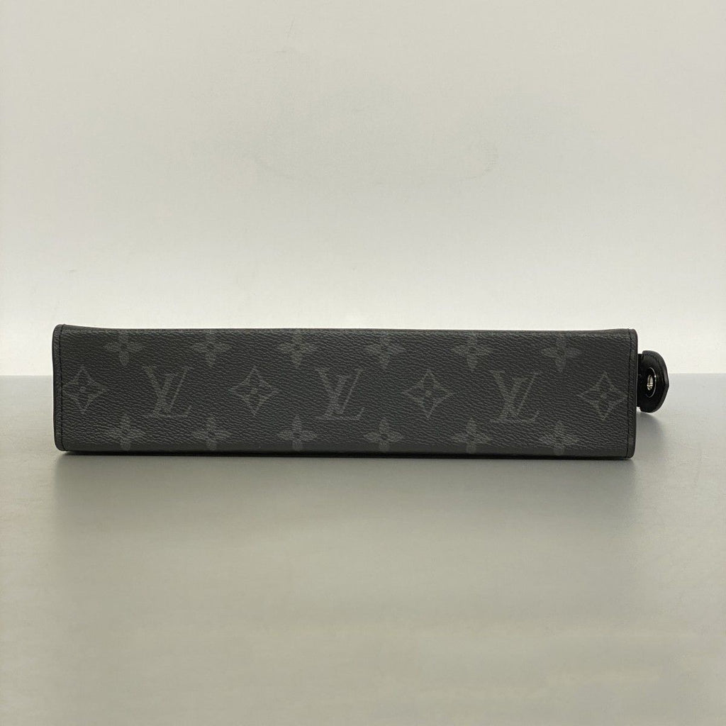 Louis Vuitton Clutch Monogram Eclipse Pochette Voyage Black — view 3