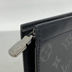 Louis Vuitton Clutch Monogram Eclipse Pochette Voyage Black — view 7