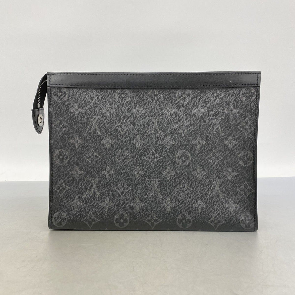 Louis Vuitton Clutch Monogram Eclipse Pochette Voyage Black — view 8