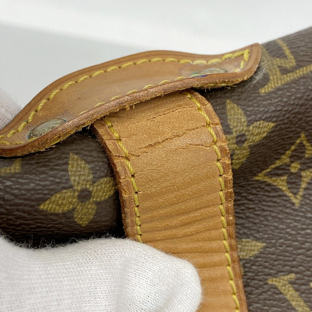 Louis Vuitton Shoulder Bag Monogram Saumur 35 Brown — view 8