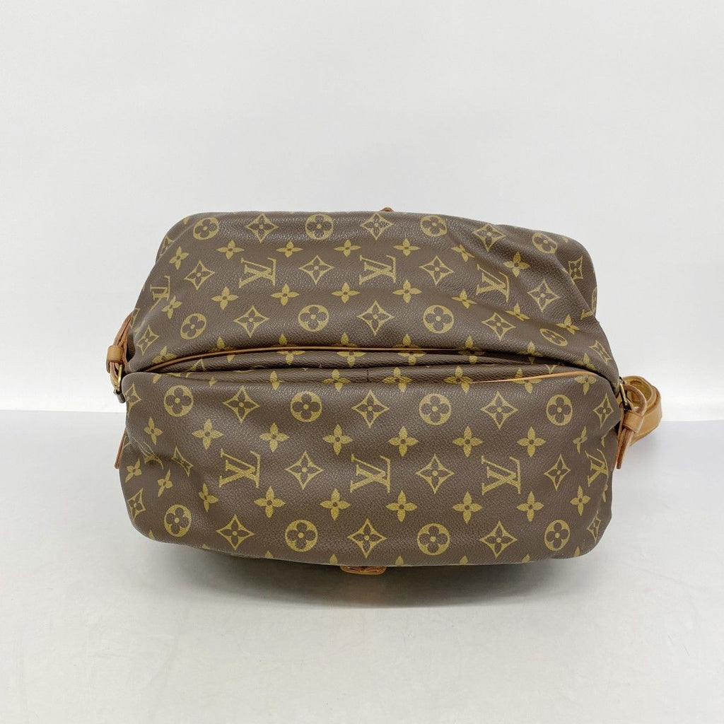 Louis Vuitton Shoulder Bag Monogram Saumur 35 Brown — view 3