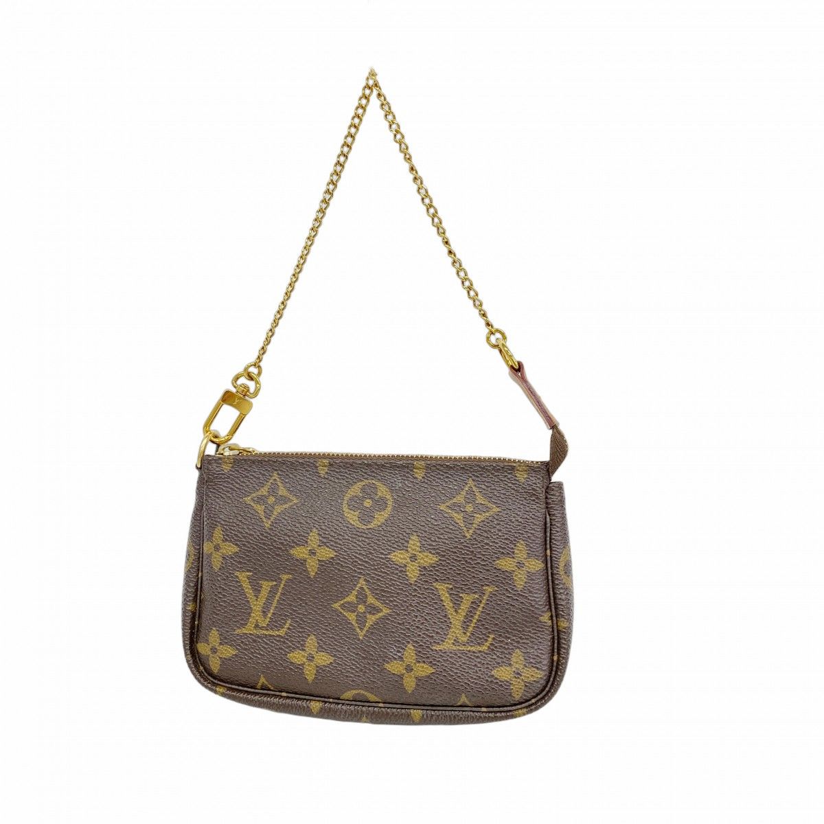 Louis Vuitton Pouch Monogram Mini Pochette Brown