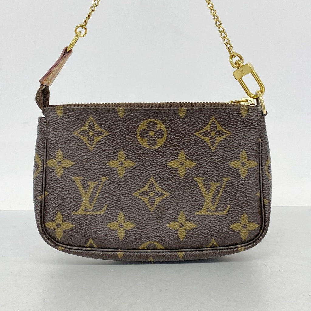 Louis Vuitton Pouch Monogram Mini Pochette Brown — view 7