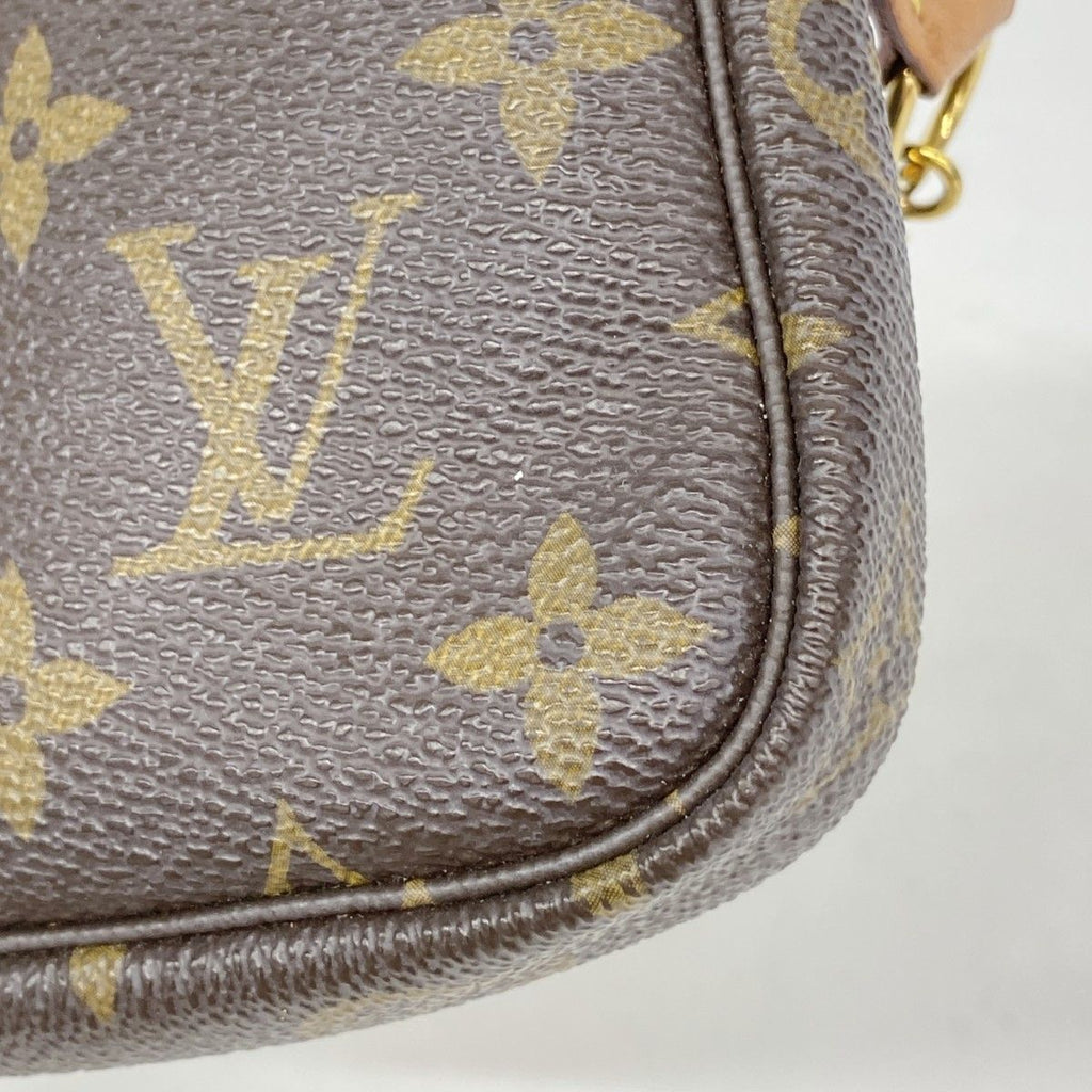Louis Vuitton Pouch Monogram Mini Pochette Brown — view 6