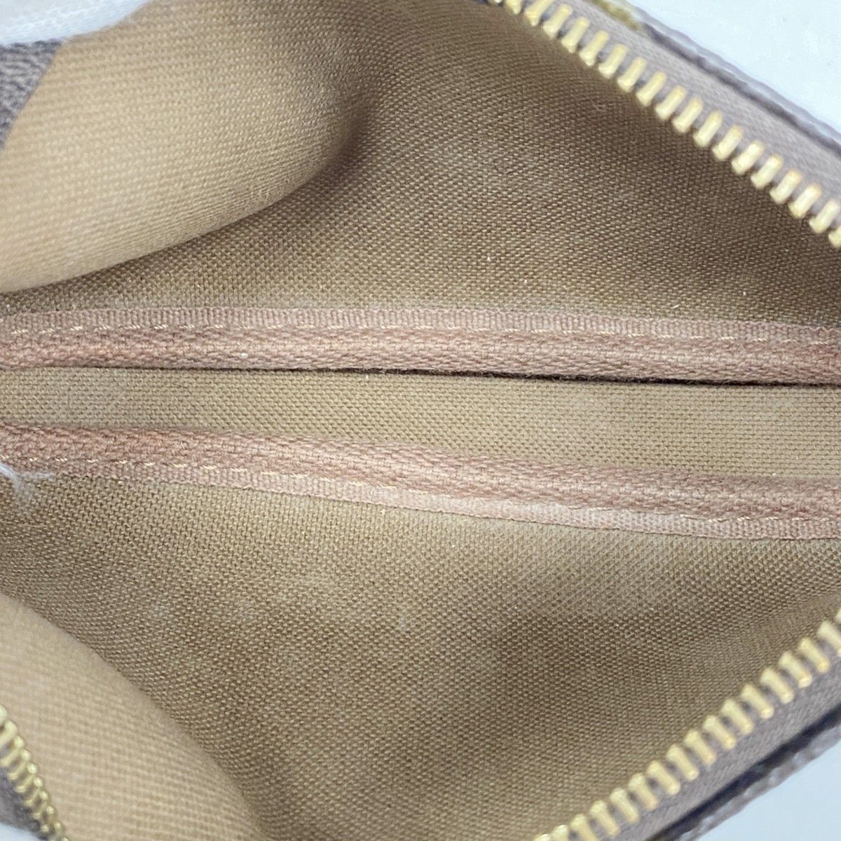 Louis Vuitton Pouch Monogram Mini Pochette Brown — view 4