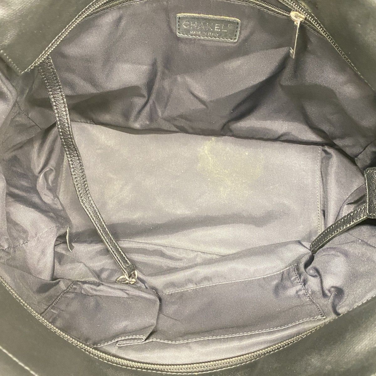 Chanel Tote Paris Biarritz Canvas Black Silver — view 4