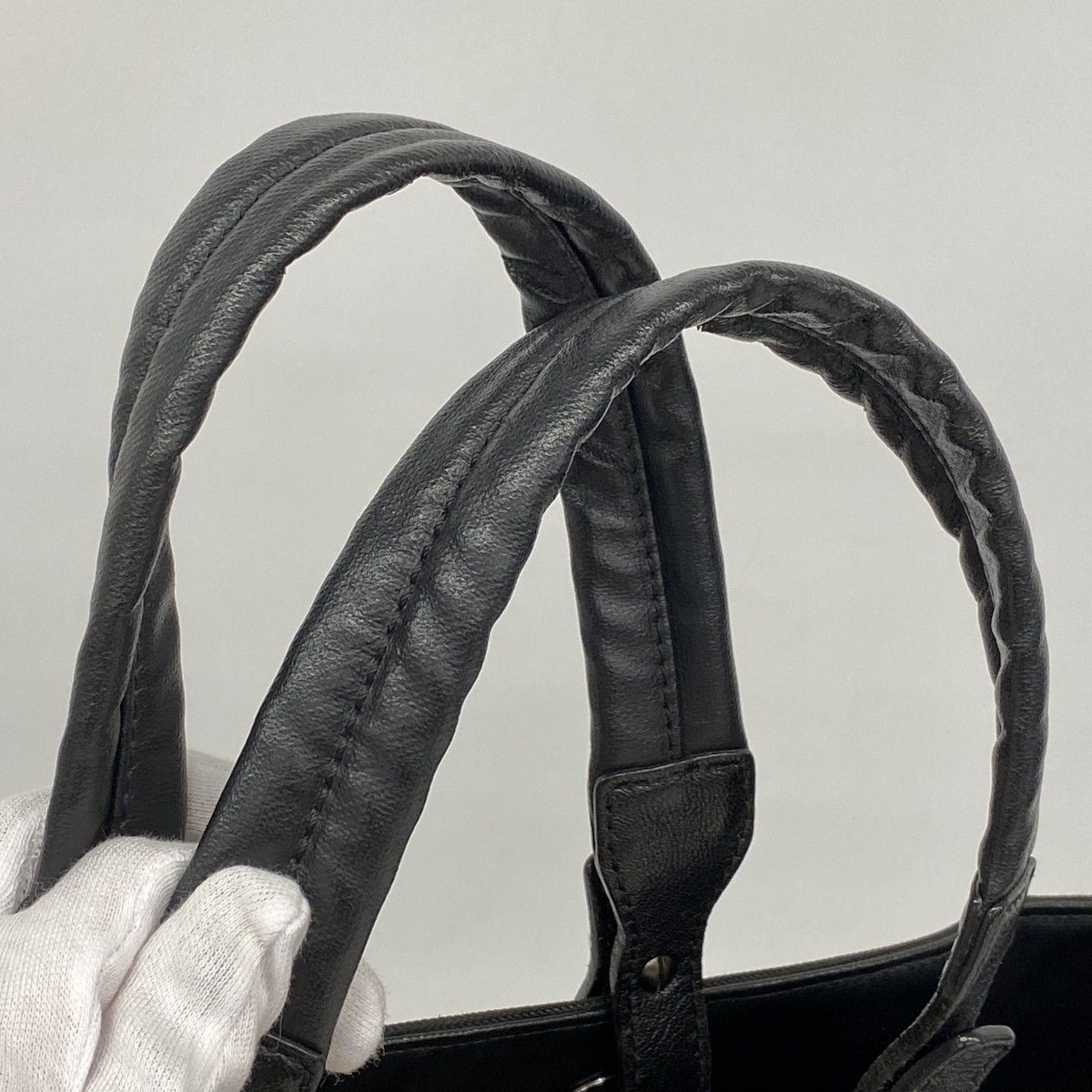 Chanel Tote Paris Biarritz Canvas Black Silver — view 7