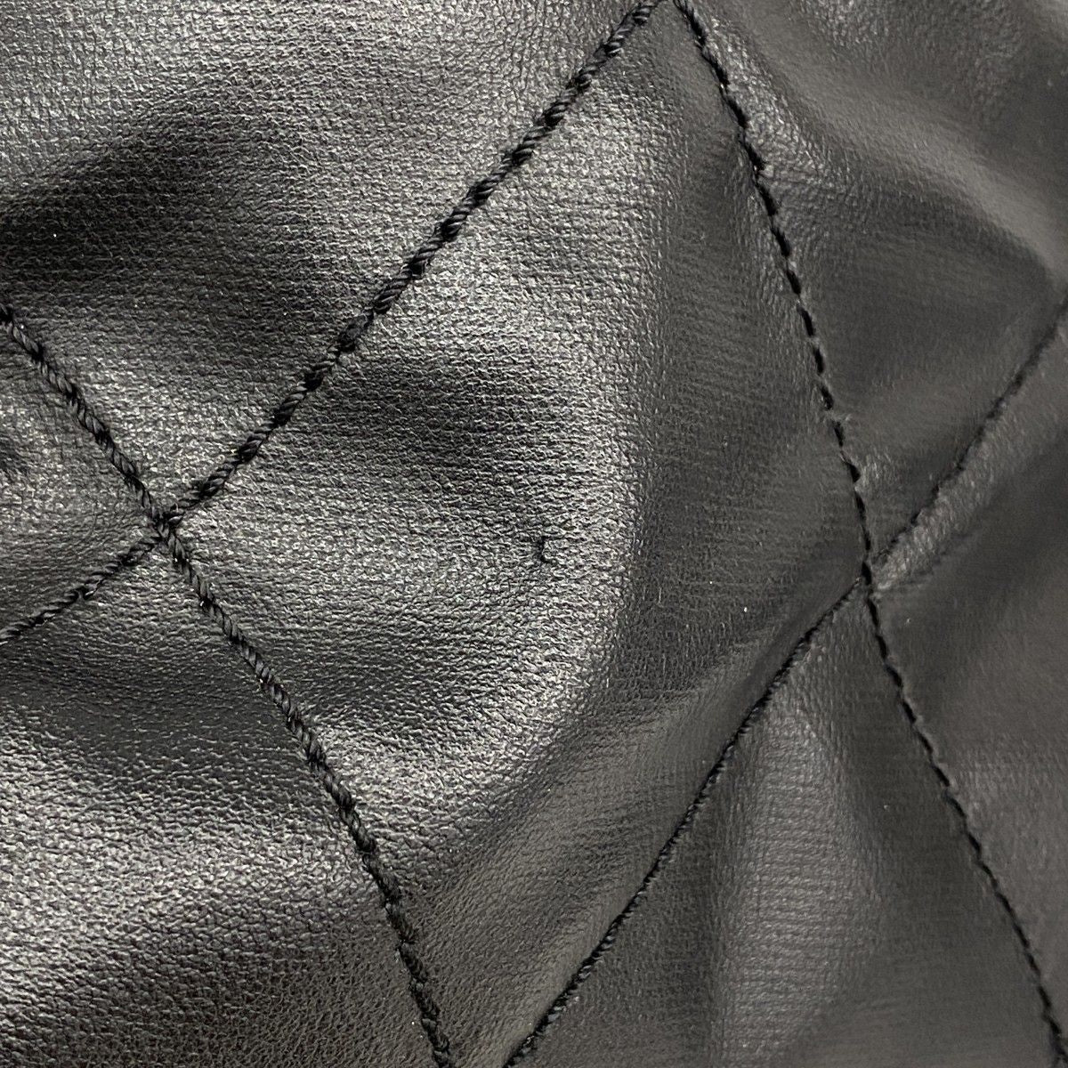 Chanel Tote Paris Biarritz Canvas Black Silver — view 8