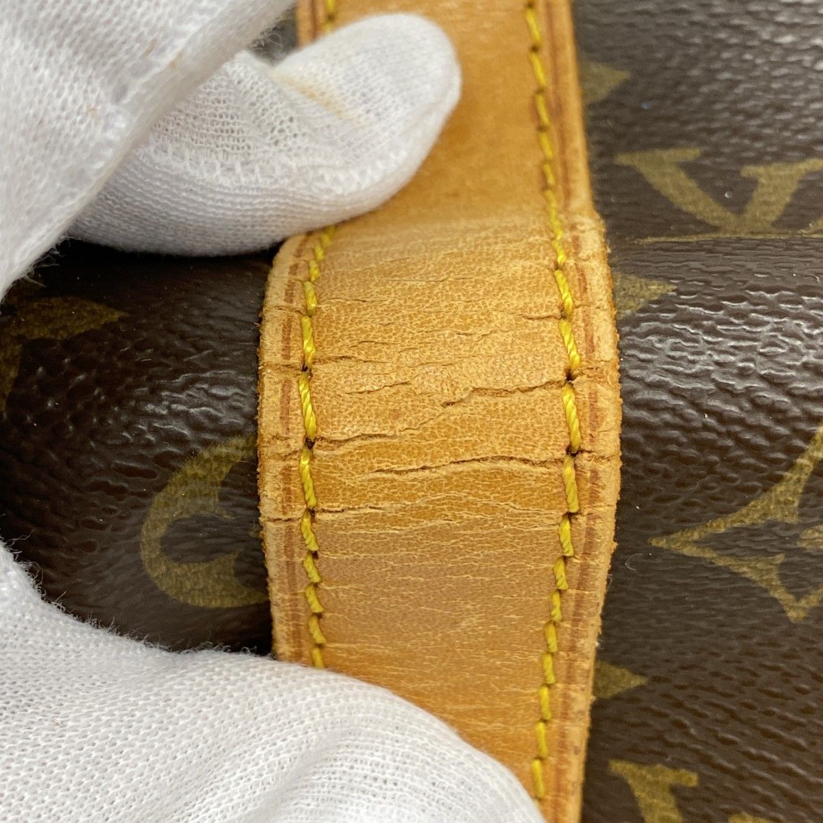Louis Vuitton Boston Bag Monogram Keepall 50 Brown — view 7