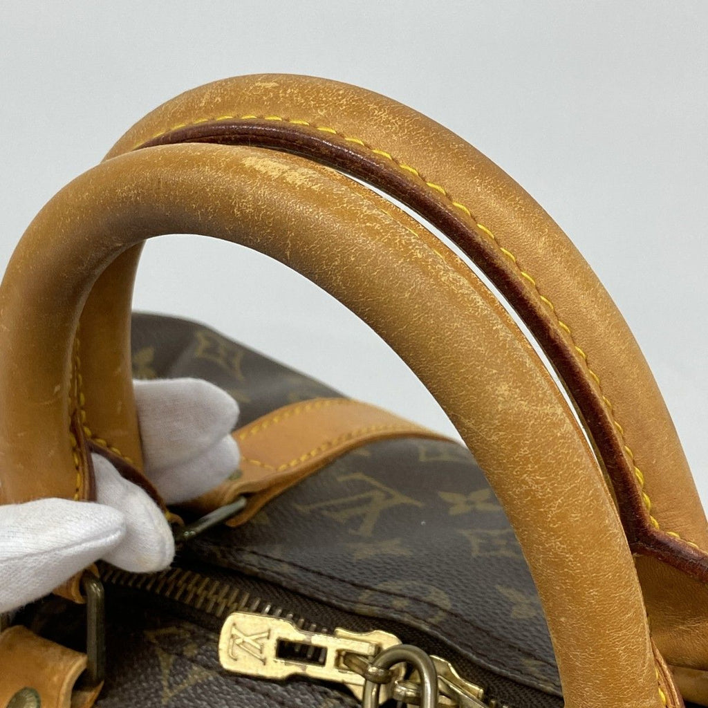 Louis Vuitton Boston Bag Monogram Keepall 50 Brown — view 9