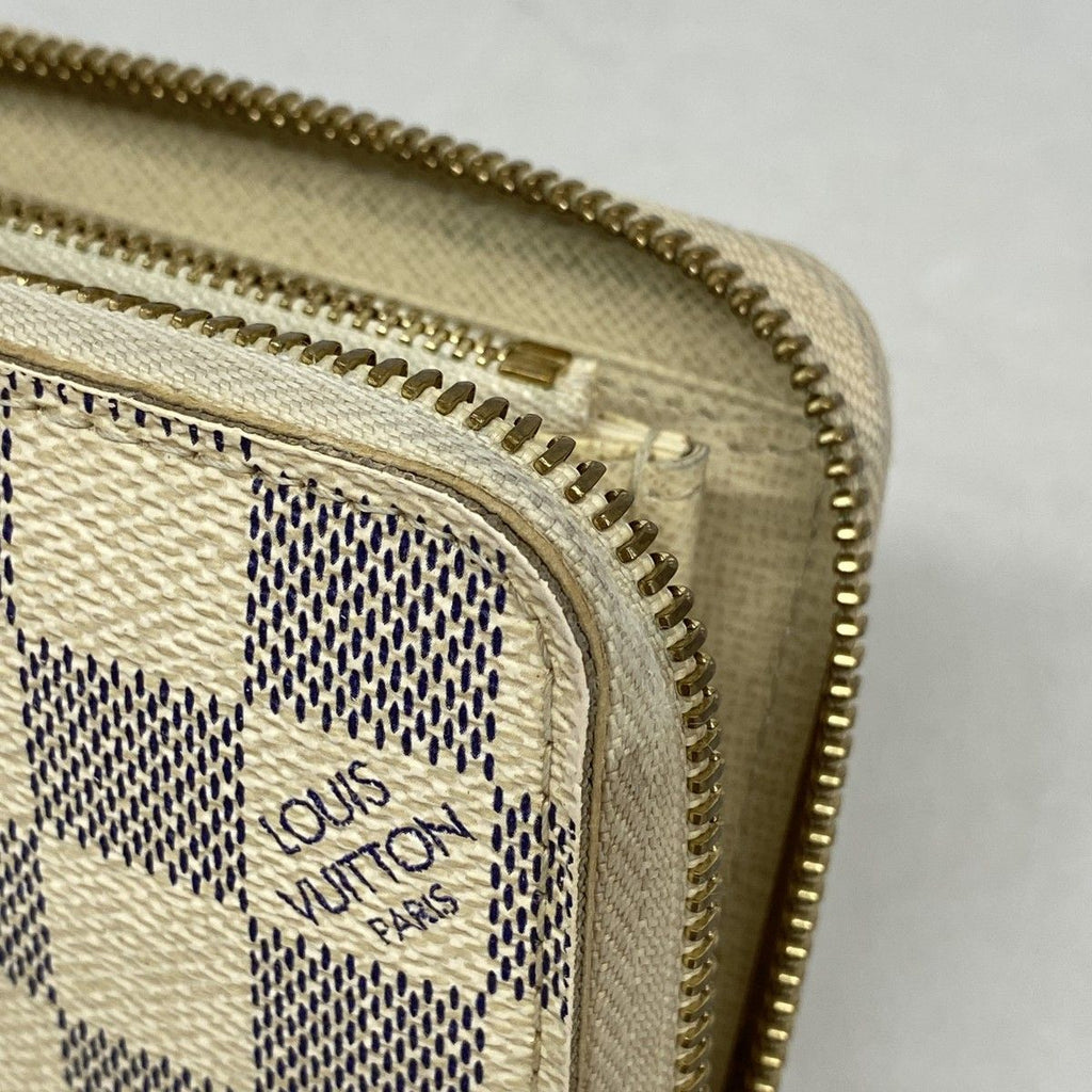 Louis Vuitton Wallet Damier Azur Zippy White — view 5