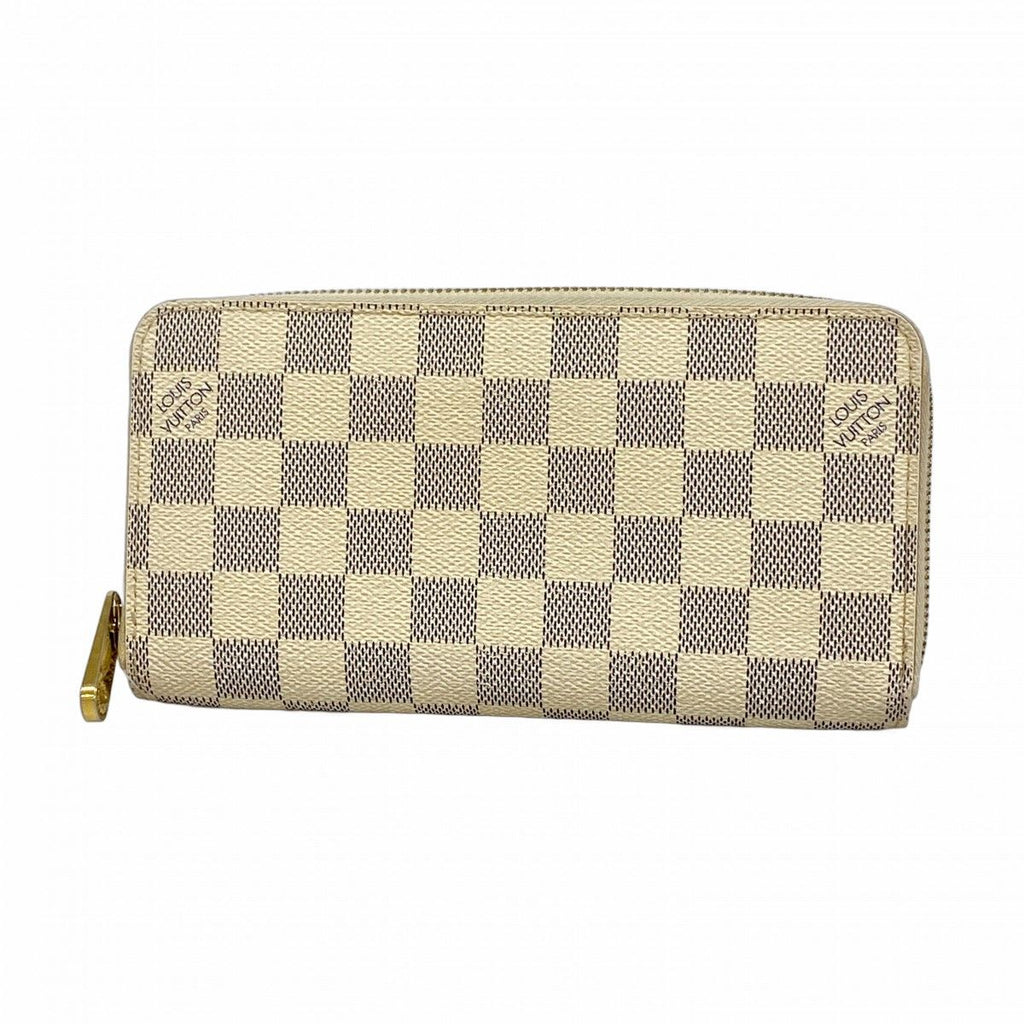 Louis Vuitton Wallet Damier Azur Zippy White
