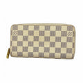 Louis Vuitton Wallet Damier Azur Zippy White