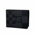 Louis Vuitton Billfold Damier Graphite Portefeuille Multiple Black Wallet