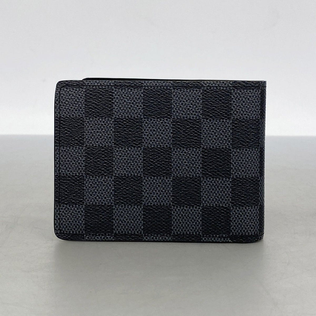 Louis Vuitton Billfold Damier Graphite Portefeuille Multiple Black Wallet — view 7