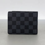 Louis Vuitton Billfold Damier Graphite Portefeuille Multiple Black Wallet — view 7