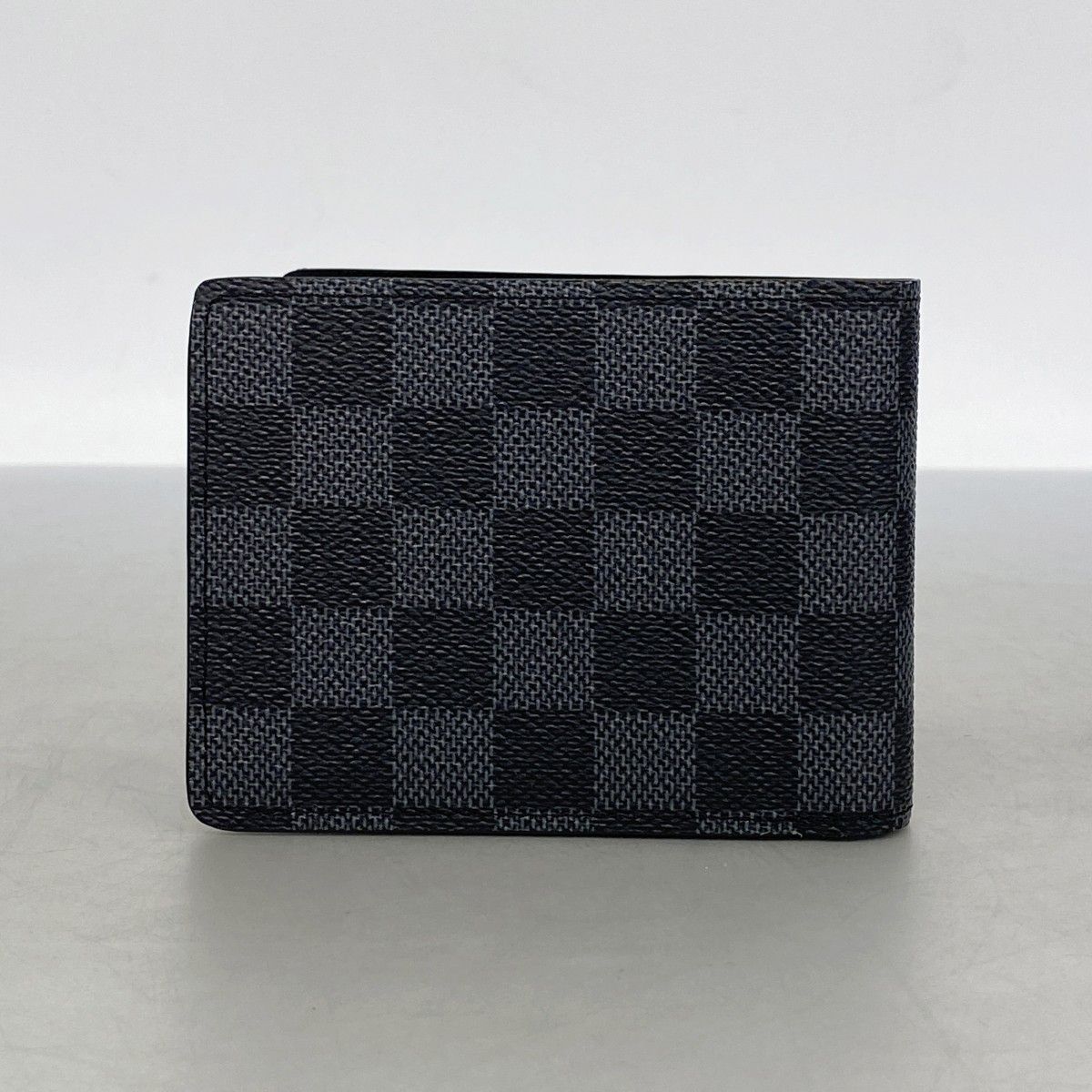 Louis Vuitton Billfold Damier Graphite Portefeuille Multiple Black Wallet — view 7