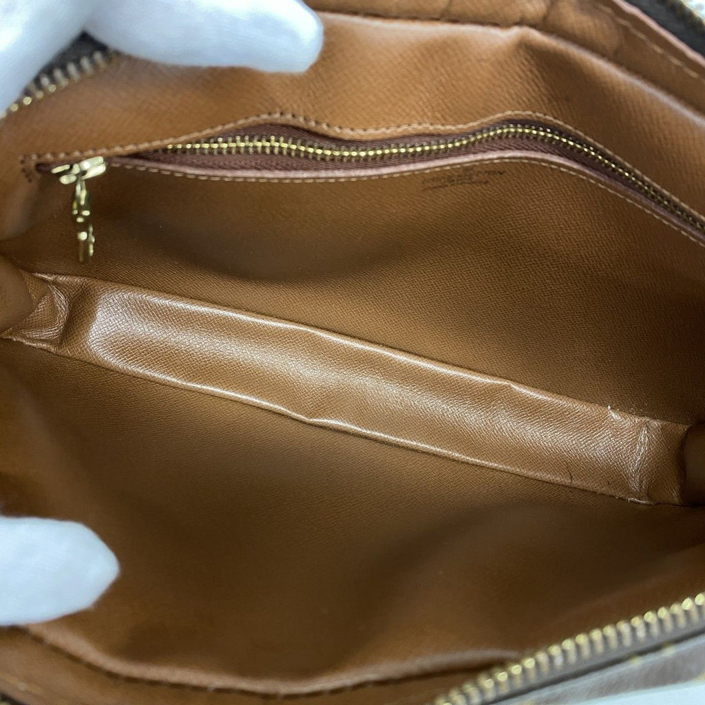 Louis Vuitton Clutch Monogram Marly Dragonne GM Brown — view 4