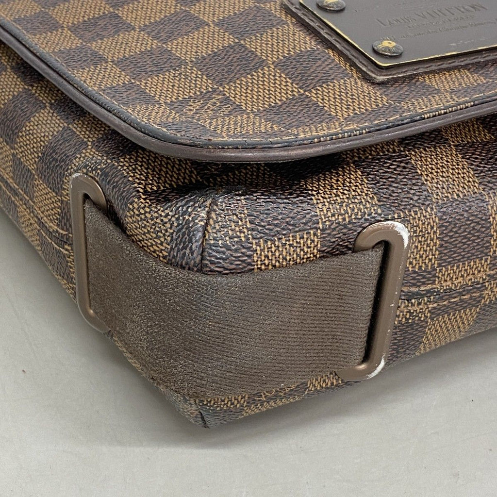 Louis Vuitton Shoulder Bag Damier Brooklyn PM Ebene — view 8