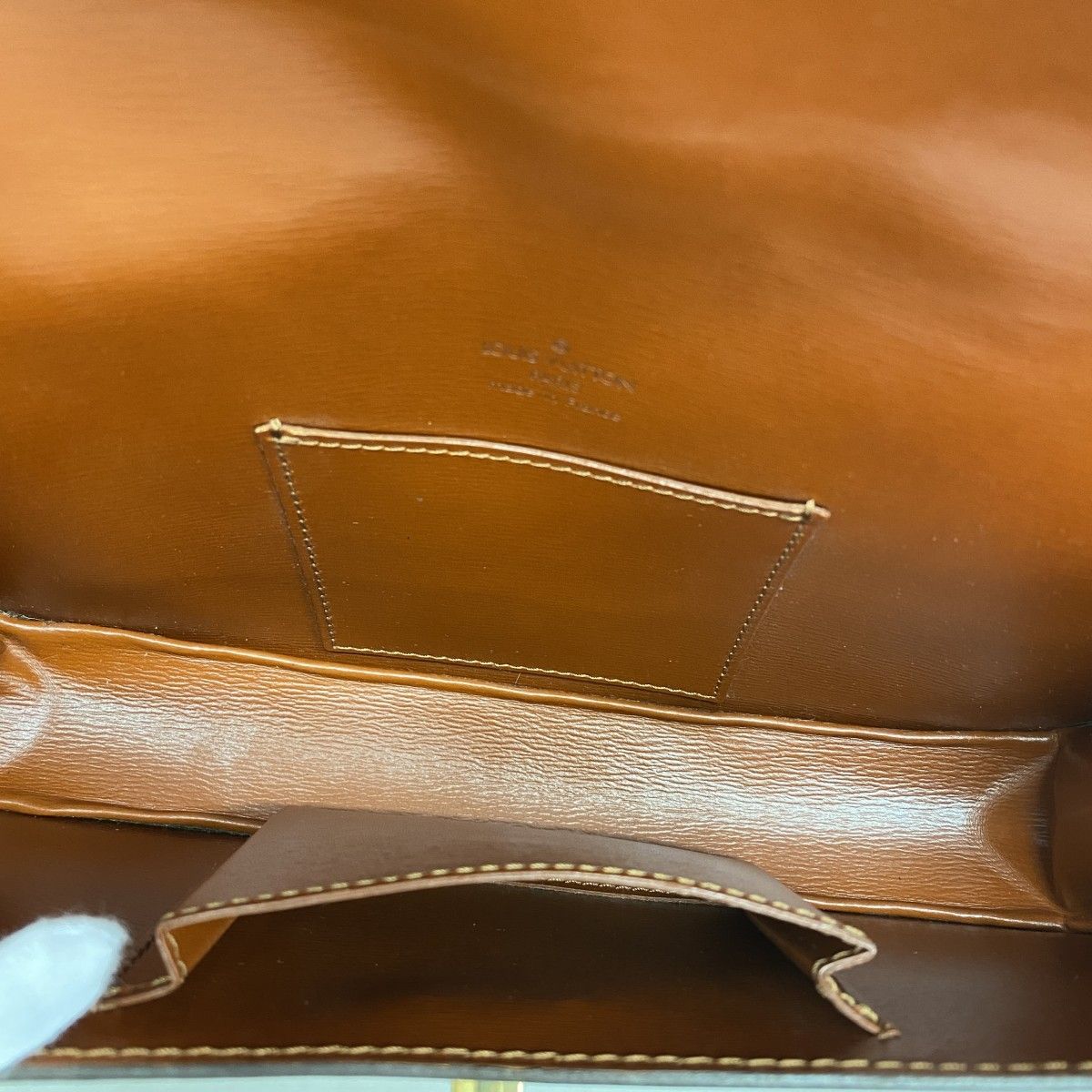 Louis Vuitton Shoulder Bag Epi Preble Kenya Brown — view 4