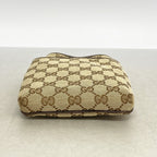Gucci Shoulder Bag GG Canvas Sherry Line Brown Silver — view 3