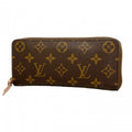 Louis Vuitton Wallet Monogram Portefeuille Clemence Rose Velours