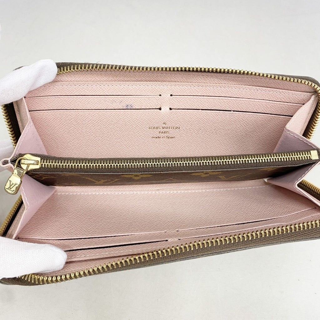Louis Vuitton Wallet Monogram Portefeuille Clemence Rose Velours — view 4