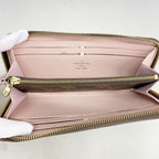 Louis Vuitton Wallet Monogram Portefeuille Clemence Rose Velours — view 4