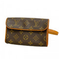 Louis Vuitton Waist Bag Monogram Pochette Florentine Brown