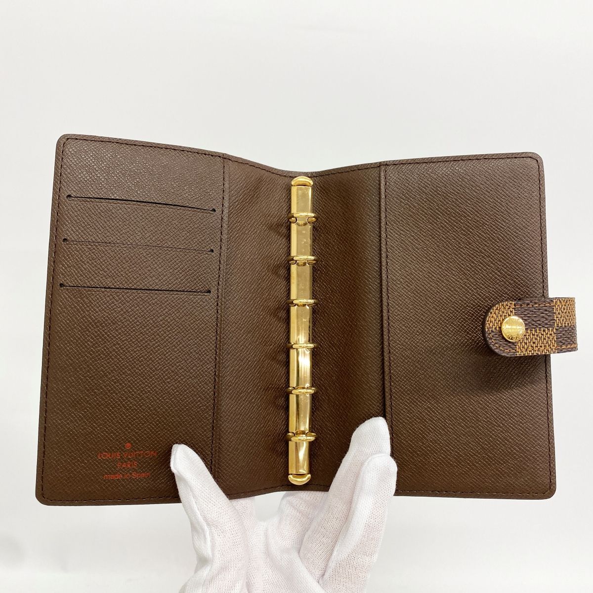 Louis Vuitton Notebook Cover Damier Agenda PM Ebene — view 3