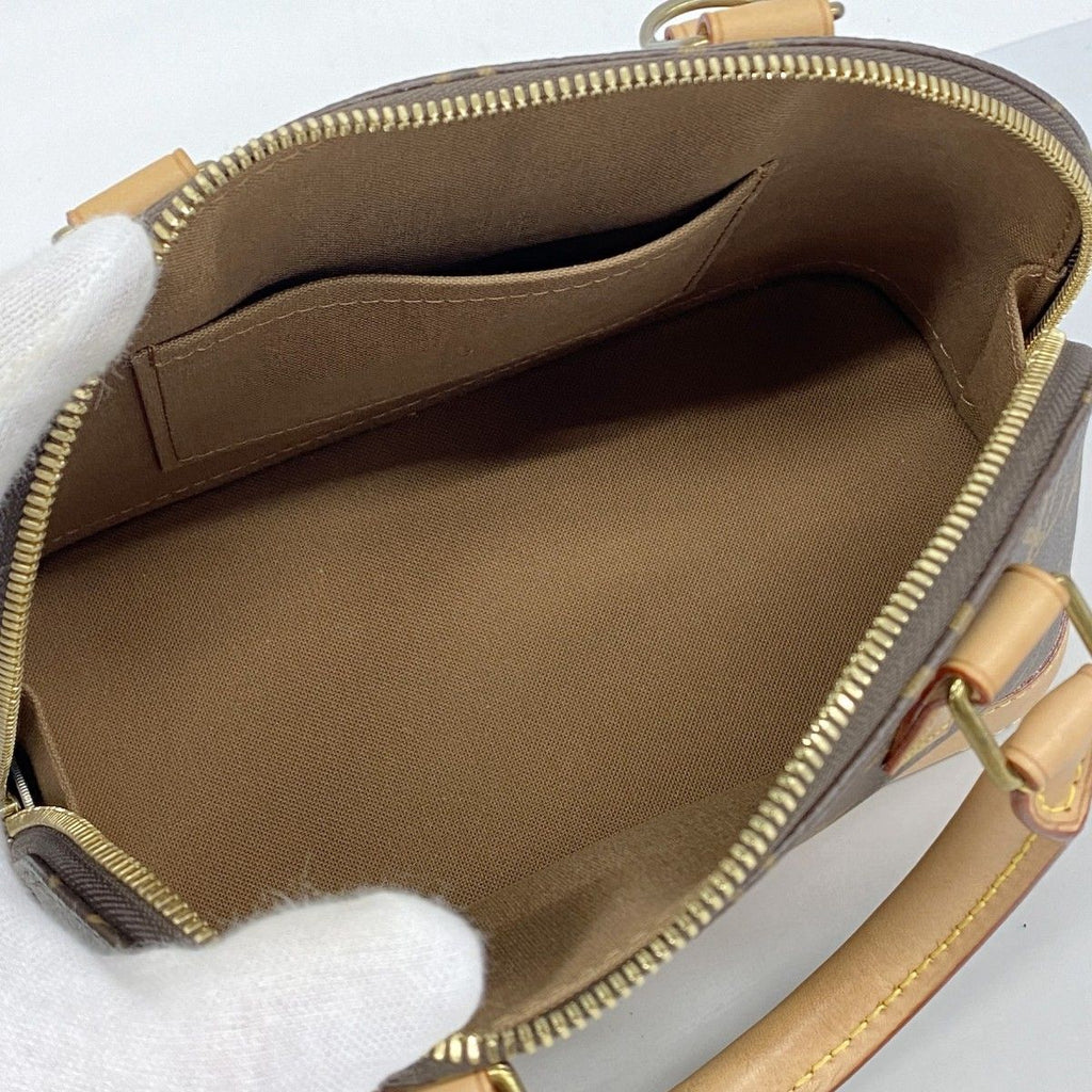 Louis Vuitton Handbag Monogram Alma BB Brown 2-Way — view 4