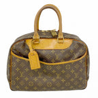 Louis Vuitton Handbag Monogram Deauville Brown