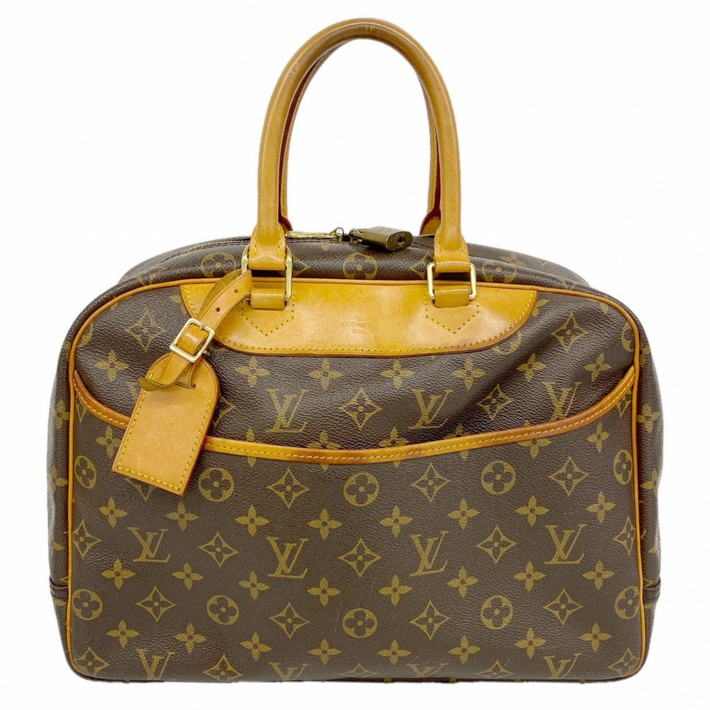 Louis Vuitton Handbag Monogram Deauville Brown