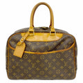 Louis Vuitton Handbag Monogram Deauville Brown