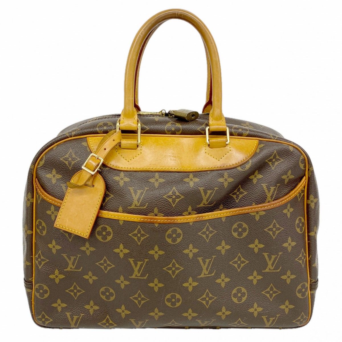 Louis Vuitton Handbag Monogram Deauville Brown