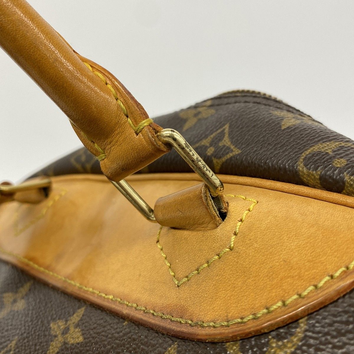 Louis Vuitton Handbag Monogram Deauville Brown — view 7