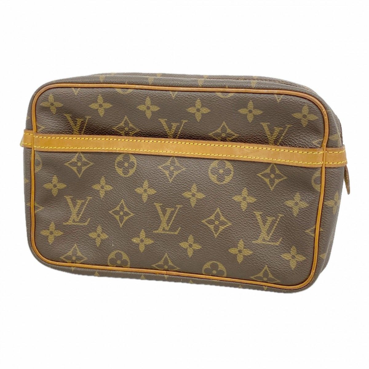 Louis Vuitton Clutch Monogram Compiegne 23 Brown